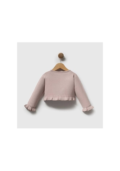 Ministok Amour Alttan Çıtçıtlı Kız Bebek Elbise Ve Hırka Takım Bordo