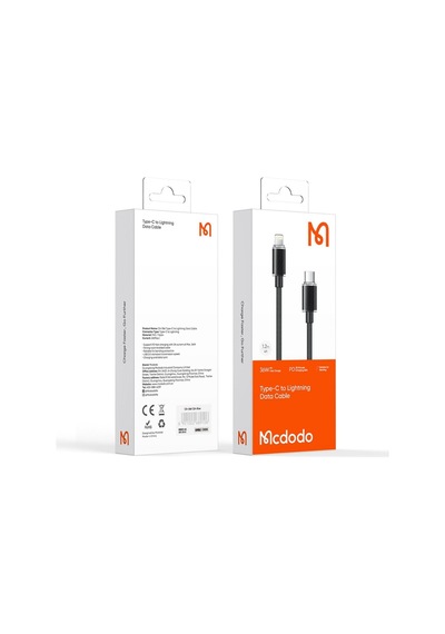 Ayrex Mcdodo Ca-3660 Crystal Serisi Type-c To Lightning 36w Pd Hızlı Şarj Ve Veri Aktarım Örgü Kablo Siyah 1.2m Diğer
