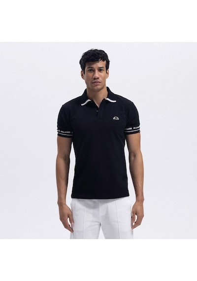 Ellesse Em375-bk Polo Yaka Erkek T-shirt - Siyah
