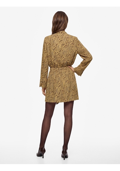 Koton Kruvaze Fular Yaka Uzun Kollu Kloş Kesim Mini Saten Leopar Elbise Bej Desenli 7wak80056uw Ekru Koton Kruvaze Fular Yaka Uzun Kollu Kloş Kesim Mini Saten Leopar Elbise Bej Desenli 7wak80056uw Ekru