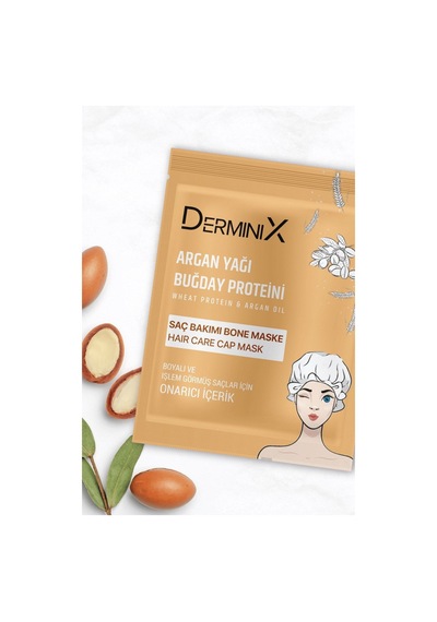 5'li Buğday Proteini Ve Argan Yağı İçeren Besleyici Ve Nemlendirici Bone Saç Maskesi Seti Set