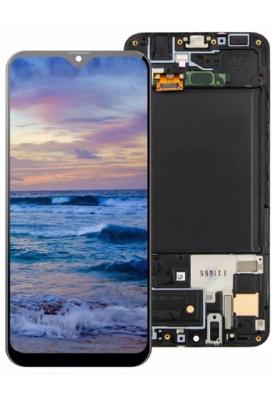 Samsung Galaxy Uyumlu A30s A307f Lcd Ekran Dokunmatik Çıtalı Tft