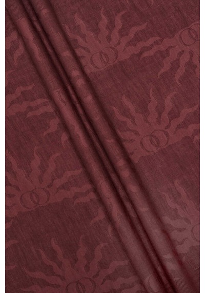 İmannooor Güneş Doğarken Bordo Shiny Jakar Şal 70x200