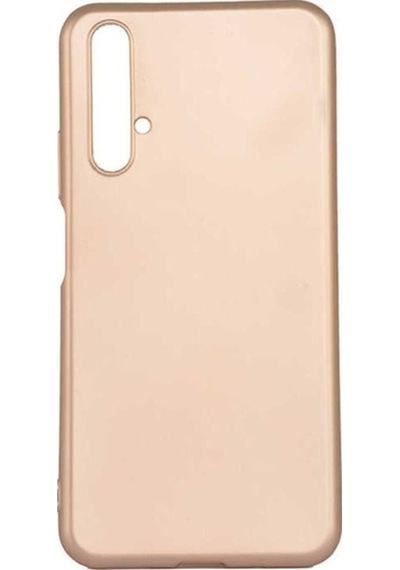 Huawei Honor 20 Kılıf Zore Premier Silikon Kapak Gold