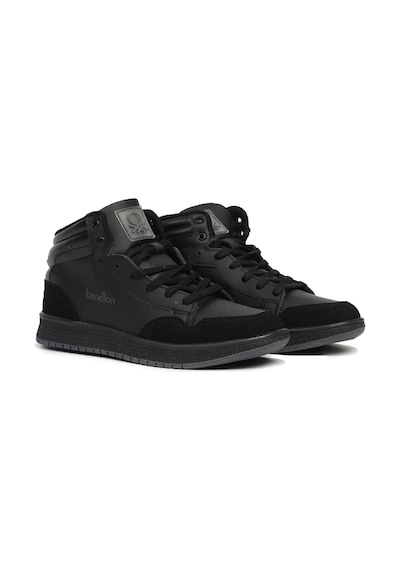 United Colors Of Benetton Benetton 30869 Erkek Günlük Sneaker Hi Ayakkabı Siyah