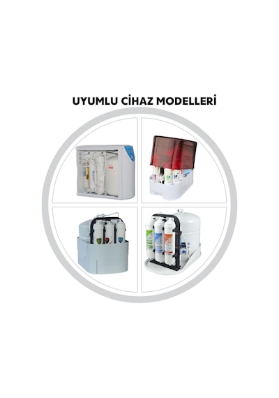 Kapalı Kasa Su Arıtma Cihazı İçin Ön Filtre Takımı 3'lü