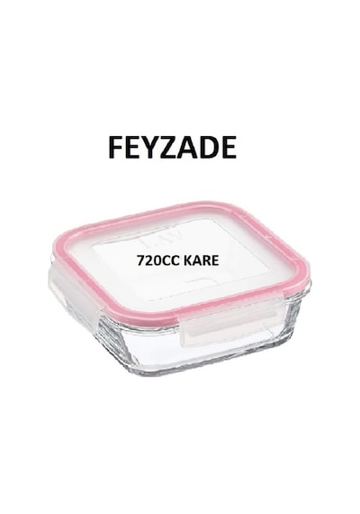 Frs 247 Cam Saklama Kabı 14x14x6.5 Cm Karışık