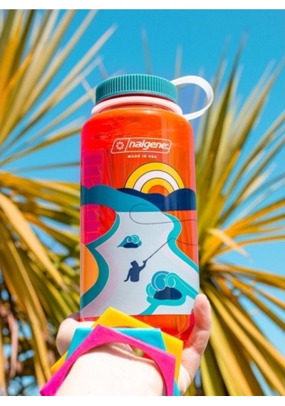 Nalgene 32 Oz Retro Pomegranate Tritan Suluk Matara 1 Litre Kırmz