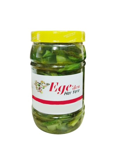 Ev Yapımı Kornişon Salatalık Turşusu Jüliyen Kesim 850 Gr.