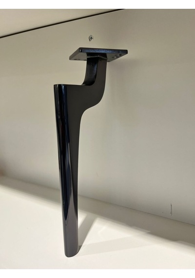 Zarif Metal Ayak 25cm Füme Komidin Koltuk Ünite Şifonyer Dolap Vestiyer Modern Mobilya Ayağı Füme
