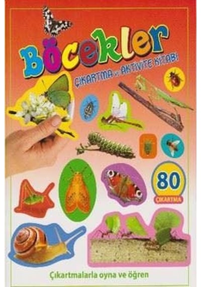 Böcekler Çıkartma ve Aktivite Kitabı- Parıltı Yayınları