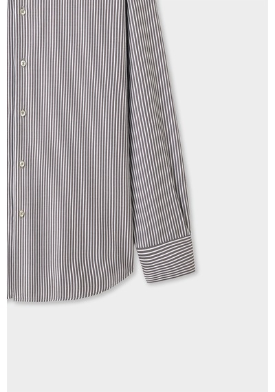 D'S Damat Ds Damat Slim Fit Kahverengi Çizgili Gömlek 5hf02hd01186m Çok Renkli