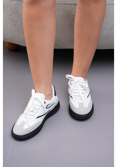 Zitan Spor Ayakkabı Sneaker Siyah Taban Beyaz
