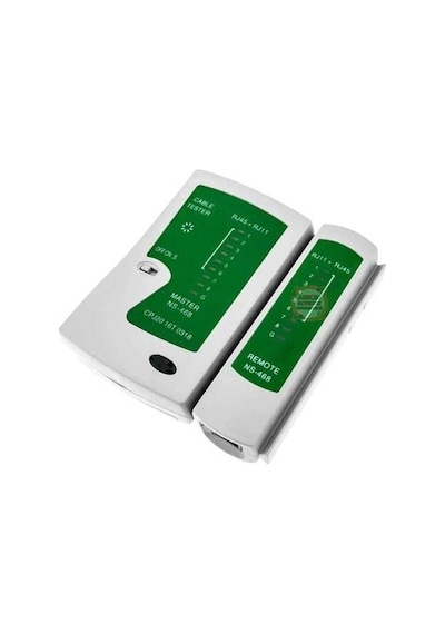 Rj11 Rj45 Cat 5-6 Adsl İnternet Lan Kablo Test Cihazı-network Tester