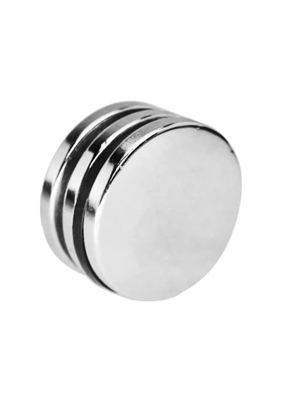 3 Adet 40x5 Mm Yuvarlak Güçlü Neodyum Mıknatıs Çap 40mm Kalınlık 5mm