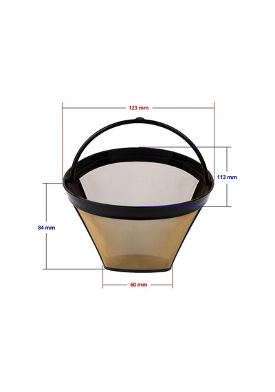Tr Filtre Kahve Makineleri İçin Yıkanabilir Gold Filtre Genel