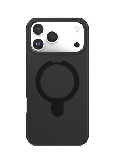 Zenviya21 Newface Apple İphone 18 Pro Regal Magsafe Standlı Kapak - Siyah Zenya785 renkli