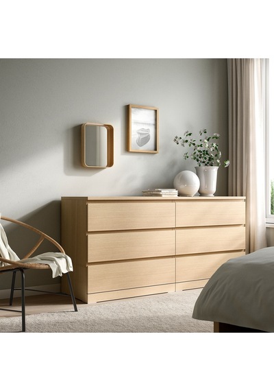 Ikea Dvärgsyren Duvar Aynası 28x37 Cm Naturel