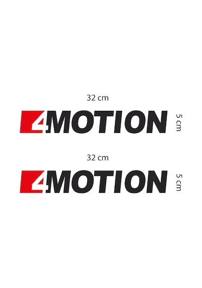 Volkswagen Amarok 4 Motion Yazılı Sticker
