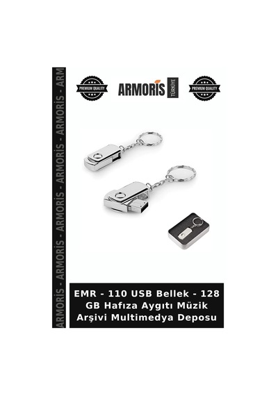 Emr - 110 Usb Bellek - 128 Gb Hafıza Aygıtı Müzik Arşivi Multimedya Deposu