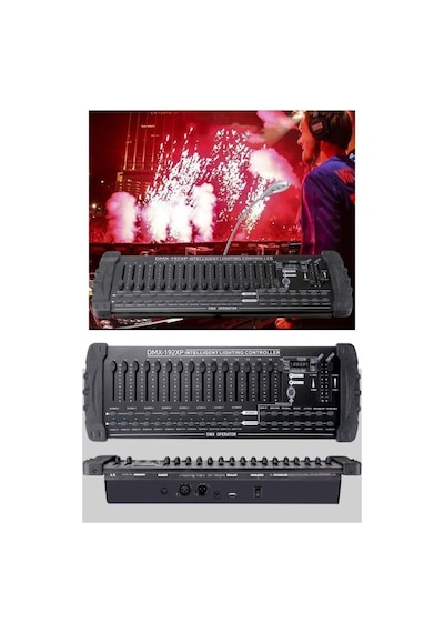 Quenlite Dmx-192xp Işık Kontrol Mikseri Masası Led Aydınlatmalı 384 Kanal