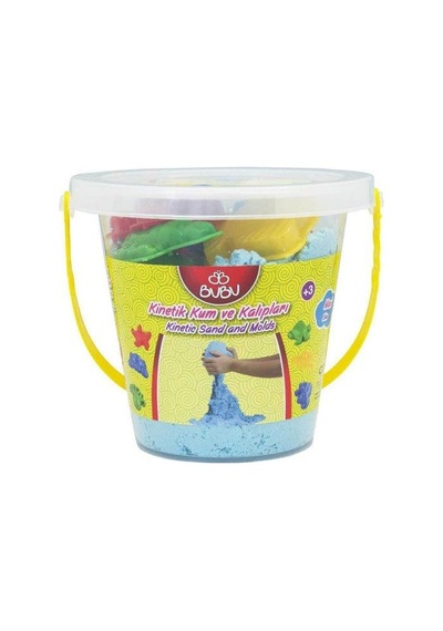 Bu-Bu Kinetik Kum Kova 500Gr.Mavi