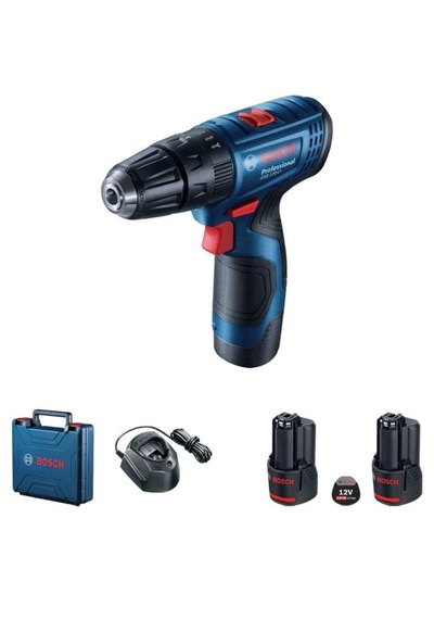 Bosch Gsb 120 Li Darbeli Vidalama Çift Batarya + Prolefs 12 V Akü Şarj