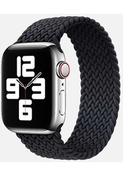 Apple Uyumlu  Watch Ultra 49 MM Kordon Krd-32 Hasır Örgü Dizayn Kordon