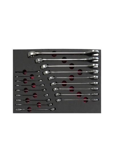 1401-k18b Anahtar Kombine Set 18 Parça 6-27 Sünger Yataklı