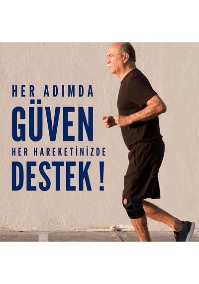Patella Ve Ligament Destekli Dizlik, Diz Destek Bandı, Ayarlanabilir Diz Koruyucu, Yan Destekli Spor Dizlik, Fitness Ko