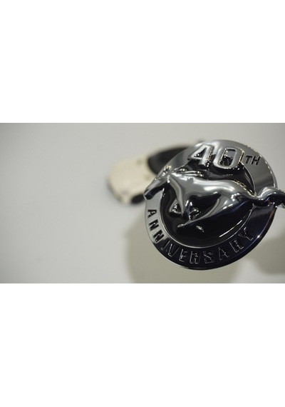Dk Tuning Mustang 40.yıl Bagaj Body Logo Krom Metal Logo Arma
