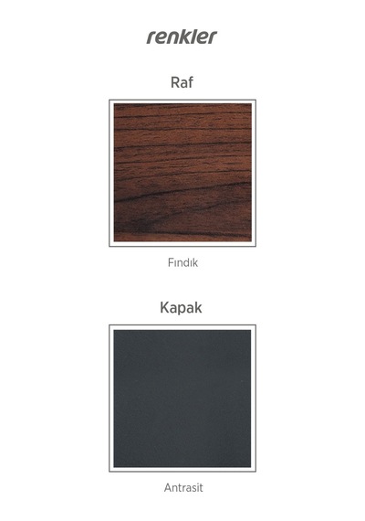 Linen 156 Lık 4 Bölmeli 2 Raflı 2 Kabin Kitaplık