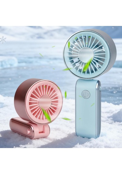 Mini El Fanı 3 Hız Modu, 90 Ayarlanabilir, Boyun Askılı, 15 Cm Kompakt Taşınabilir Fan, Usb Şarjlı, Seyahat, Ofis Ve Günlük, Serinletici Etki, Ym88265 Yeşil