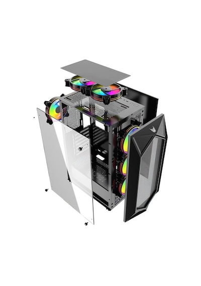 Izoly ST999407 R5-5500 16 GB 512 M.2 NVMe RX580 8 GB 24" Free Dos Masaüstü Oyuncu Bilgisayarı