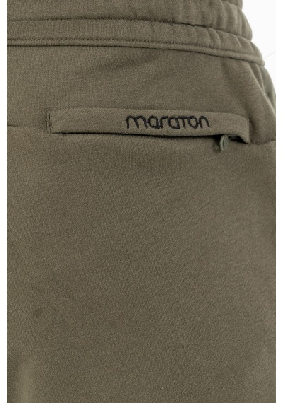 Maraton Sportswear Regular Erkek Düz Paça Basic Açık Haki Eşofman Altı 22473 Açık Haki