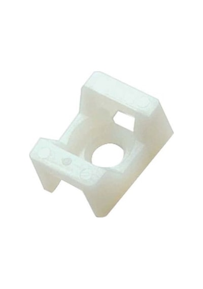 Gwest Vidalı Kroşe 16 x 10 x Ø5mm - Beyaz - 5 Adet