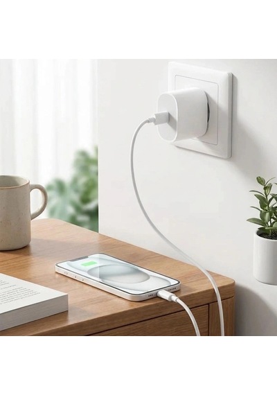 Durukar 20w Hızlı Şarj Adaptörü Usb-c To Lightning Kablolu Pd Destekli Süper Hızlı Şarj Cihazı