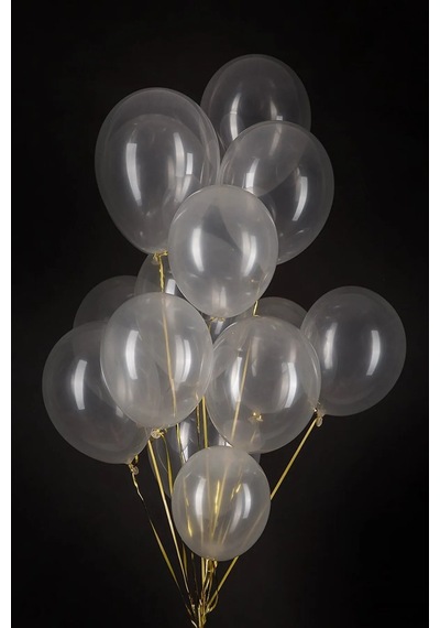 Şeffaf Balon 100 Adet 12 İnç Lateks Balon