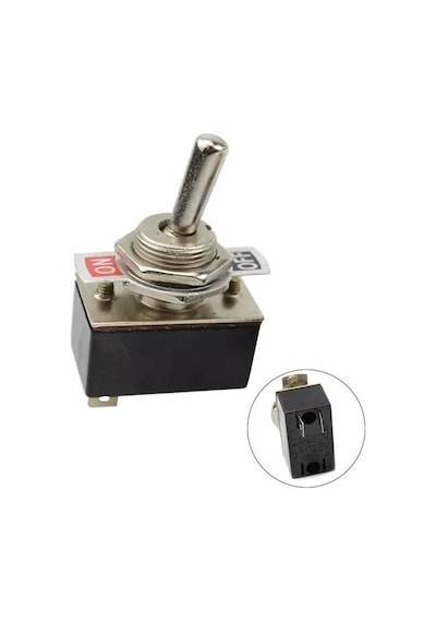 IC-149 Toggle Switch 2P ON-OFF Ø12mm KN3-1 25Adet