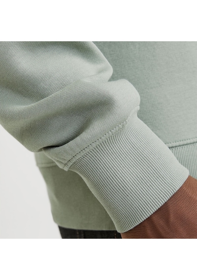 Jack & Jones Jack&jones Star Basic Erkek Yeşil Bisiklet Yaka Sweatshirt Yeşil