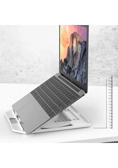 Ally Yükseklik Ayarlı Dizüstü Laptop-tablet Standı Telefon Tutucu- 5775 Renk: Beyaz