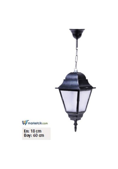 Marketcik 60X18 Abs Kare Fenerli Bahçe Tavan Aydınlatma Apliği Diğer