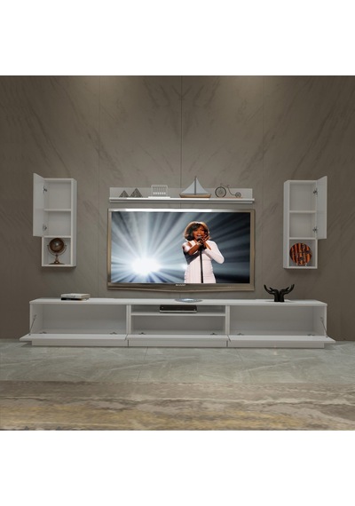 Decoraktiv Trendstyle 270da Slm Tv Ünitesi Tv Sehpası Beyaz