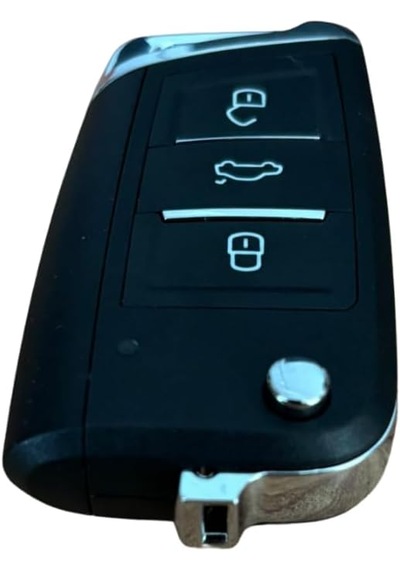Autohan Keys Universal Golf Tipi Sustaıı Akıllı Oto Kumanda, 3 Butonlu, 433 Mhz, Kodlanabilir Uzaktan Kumanda Anahtarı