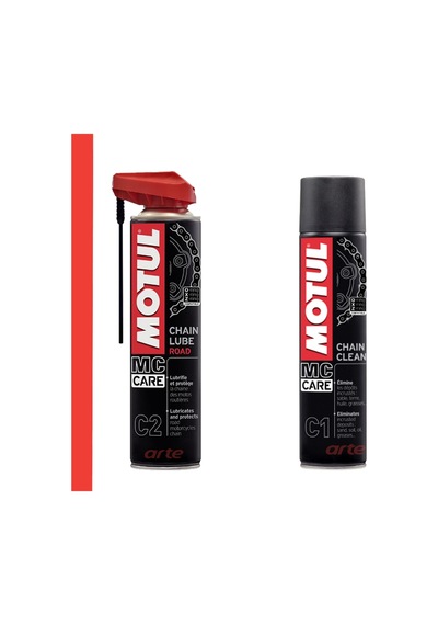 Motul C1- C2 Motosiklet Zincir Yağlama Ve Temizleme Seti