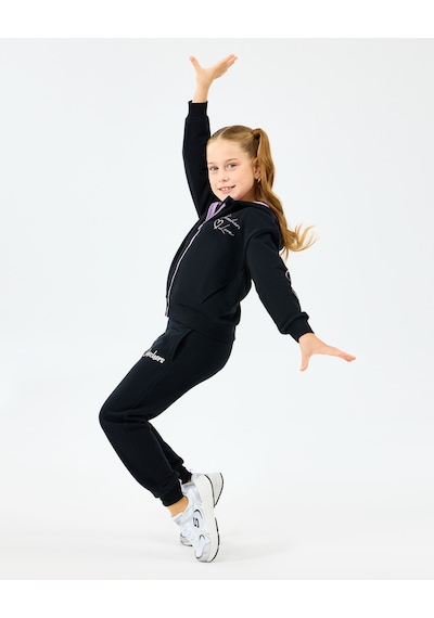 Skechers G Lw Fleece Sweatpant Büyük Kız Çocuk Siyah Eşofman Altı Sk2520005-1602 Siyah
