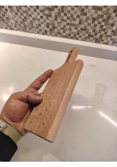 Mini Kesme Tahtası/gürgen Ağacı Limon Kesme Tahtası Tek Parça 10x22x1,5 Ahşap