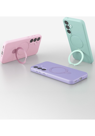 Newface Samsung Uyumlu Galaxy A25 5g Regal Magsafe Standlı Kapak - Yeşil Yeşil