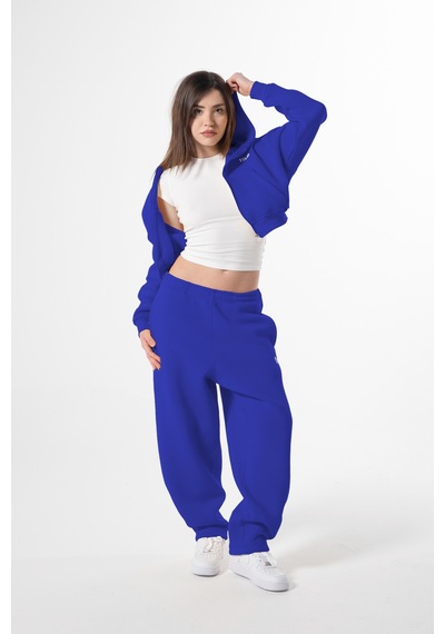Flaw Flex Tech Oversize Eşofman-28824 Saks Mavi