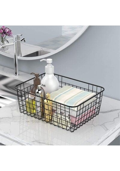 3 Adet Dolap İçi Organizer Banyo Mutfak Oyuncak Makyaj Sepeti